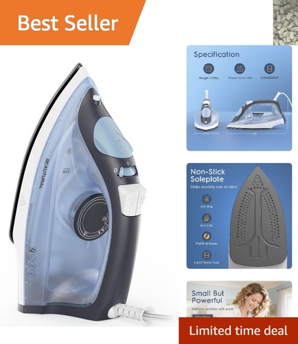 Anti drip steam - iron, for