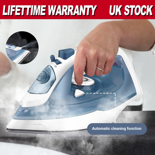 Steam iron 2400w non stick - steam, non-stick