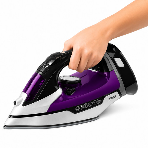 Steam iron clothes cordless - steam,