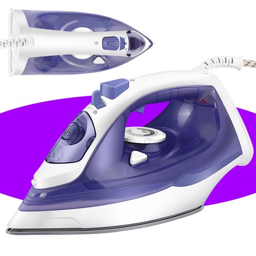 Steam iron 2400w powerful - iron,