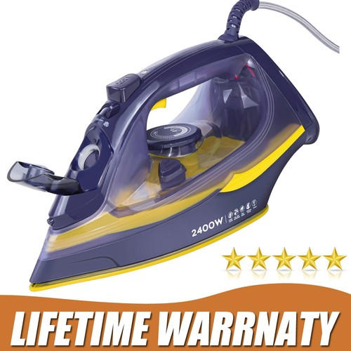 2400w corded steam iron - 2400w, w/