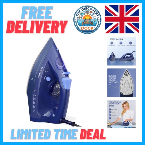 Versatile steam iron with - steam,