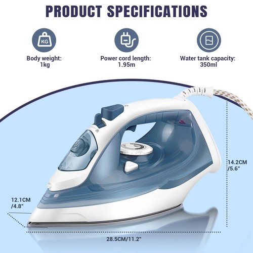 Electric steam iron - iron, 2400w