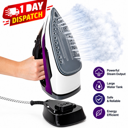 2400w cordless steam iron - cordless,