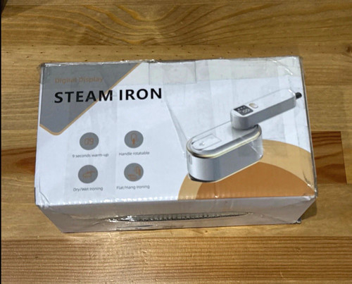 Corded steam iron with - steam,